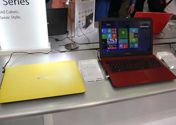 ASUS готовит к выпуску линейку разноцветных ноутбуков X555