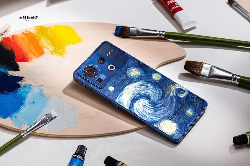 ZTE Nubia Z40S Pro Starry Night Edition: лимитированная версия смартфона с картиной Ван Гога «Звездная ночь» на задней панели