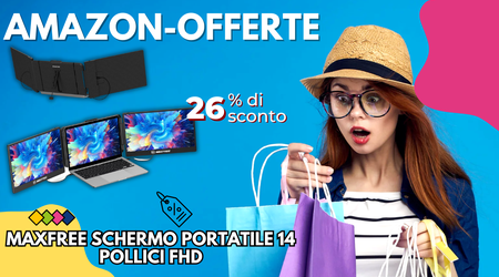 Maxfree Monitor Portatile 14" FHD – Ora 82€ di Sconto!