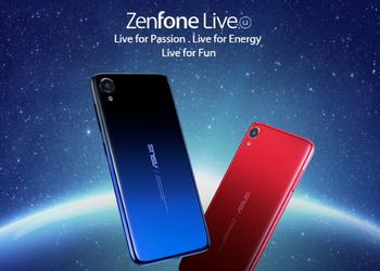 Asus ZenFone Live (L2): бюджетник с чипом Snapdragon 425/430, градиентными цветами и функцией Face Unlock