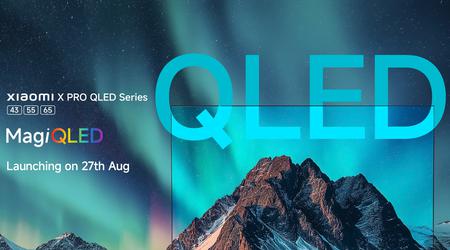 Xiaomi X Pro QLED TV series with screens up to 55 inches will debut on 27 August