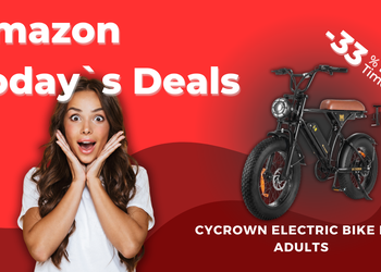 CYCROWN Electric Bike for Adults – Now $300 Less!