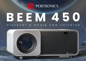 Portronics запускает бюджетный проектор Beem 450: 1080p и 150-дюймовый экран за 160 долларов