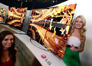 Ответ Чемберлену: гибкий 77-дюймовый OLED телевизор LG Flexible OLED TV