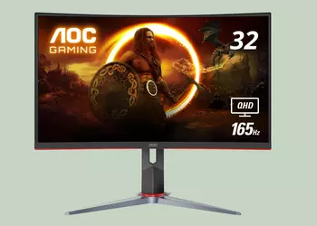 AOC CQ32G2S c 32-дюймовым изогнутым экраном и частотой 165 Гц можно купить на Amazon со скидкой $30