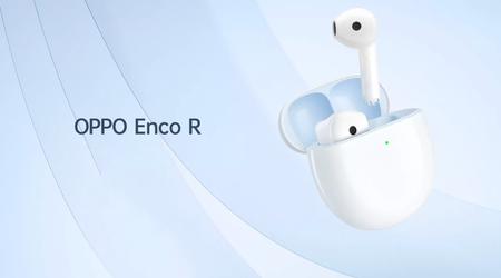 OPPO Enco R: TWS-навушники з Bluetooth 5.2, захистом IPX4 та автономністю до 20 годин за $45