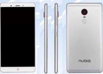 Металлические смартфоны ZTE Nubia одобрены TENAA