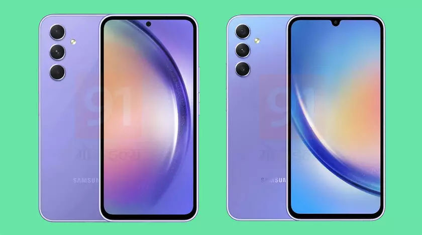 Инсайдер рассказал когда Samsung представит Galaxy A34 и Galaxy A54