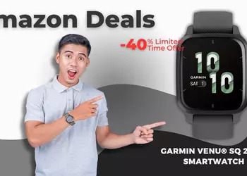 Garmin Venu Sq 2 GPS Smartwatch Bundle – Now $100 Off on Amazon!
