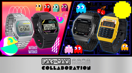 Casio en Pac-Man presenteren een collectie retro-horloges met favoriete personages uit de game