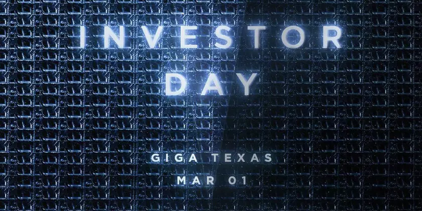 1 марта Tesla проведёт Investor Day и расскажет, как снизить себестоимость электромобилей на 50%