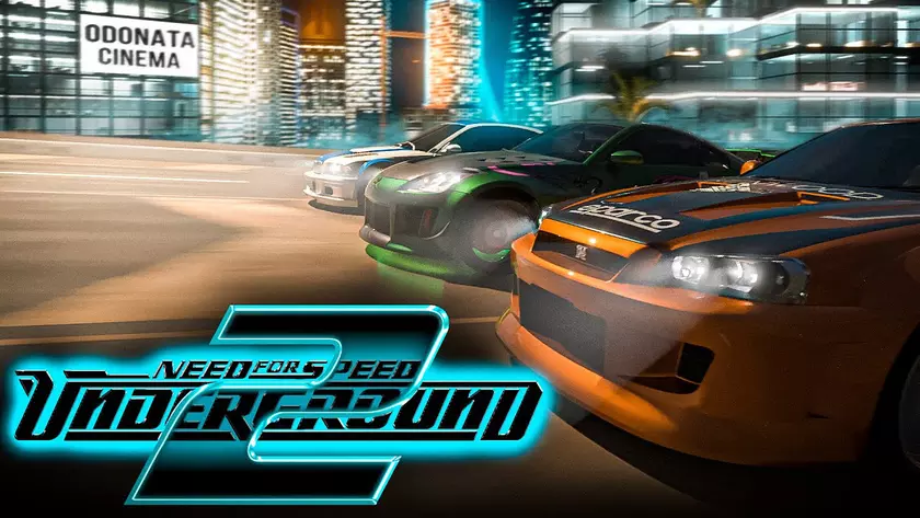 Игровой процесс фанатского ремейка NFS Underground на Unreal Engine