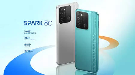Tecno Spark 8C: 90Hz screen, 5000mAh battery, NFC and DTS-enabled speakers for $120