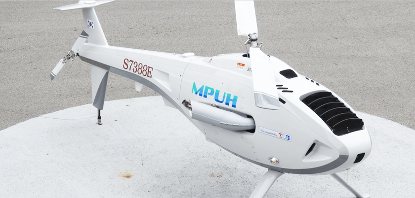 MPUH - unmanned reconnaissance helicopter with a maximum speed of 140 km / h and a cruising range of more than 50 km