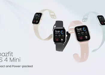 Amazfit GTS 4 Mini на Amazon: смарт-часы с GPS, автономностью до 45 дней и поддержкой Alexa продают за $99 (скидка $20)