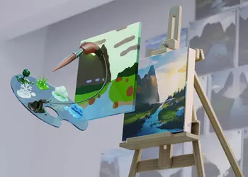 Даже неопытный может стать художником: NVIDIA анонсировала графический редактор Canvas, который превращает простой эскиз в красивое изображение