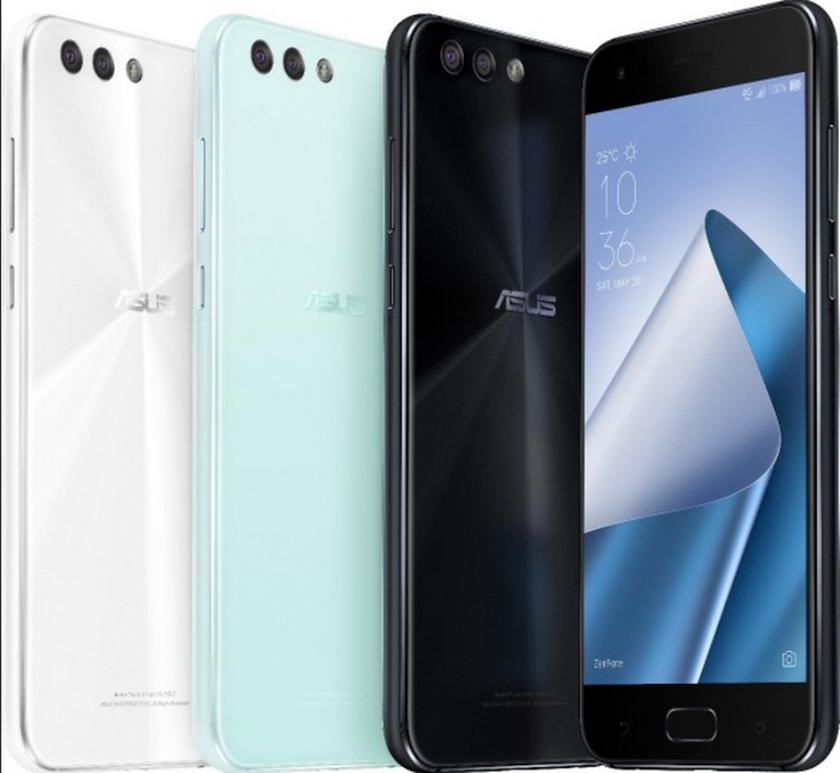 Asus  выпустила топовые смартфоны ZenFone 4 и ZenFone 4 Pro