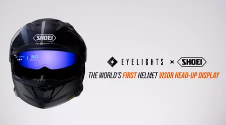 Les casques du futur sont arrivés : Shoei a présenté le premier casque moto au monde avec un HUD directement sur la visière