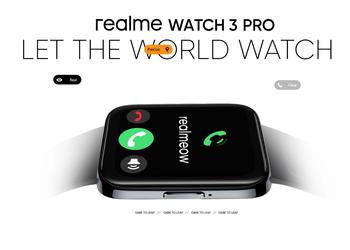 realme wprowadza na rynek smartwatch realme Watch 3 Pro z ekranem AMOLED, GPS i połączeniami głosowymi