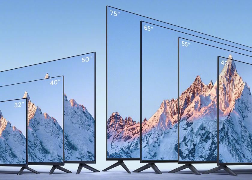 Xiaomi анонсировала серию смарт-телевизоров Mi TV EA 2022: семь размеров, металлические корпуса и ценник от $153 до $766