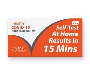 Prueba rápida de antígeno COVID-19 (paquete de 2)
