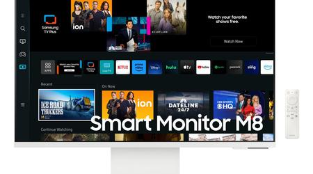 Samsung announced an updated series of Smart Monitor M8 with the Tizen operating system
