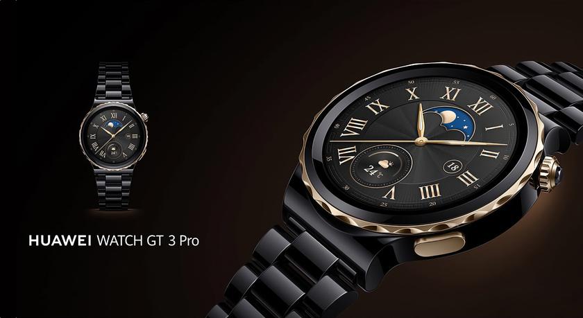 Huawei представила специальную версию смарт-часов Watch GT 3 Pro c чёрным керамическим корпусом