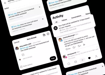 В Threads появилась функция, позволяющая изменять рекомендации через обращение к алгоритму