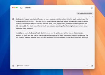 Конфиденциальность под угрозой: ChatGPT для macOS сохраняет разговоры в обычном тексте