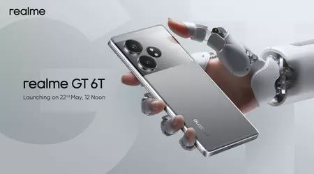 It's official: the realme GT 6T with 120Hz OLED screen, Snapdragon 7+ Gen 3 chip and 5,500mAh battery will debut on 22 May
