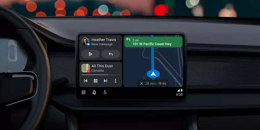 Android Automotive теперь показывает расстояние и время прибытия с помощью Google Maps