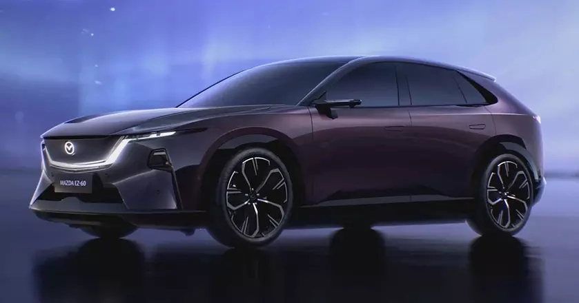 Mazda анонсирует электрический кроссовер будущего: встречайте EZ-60