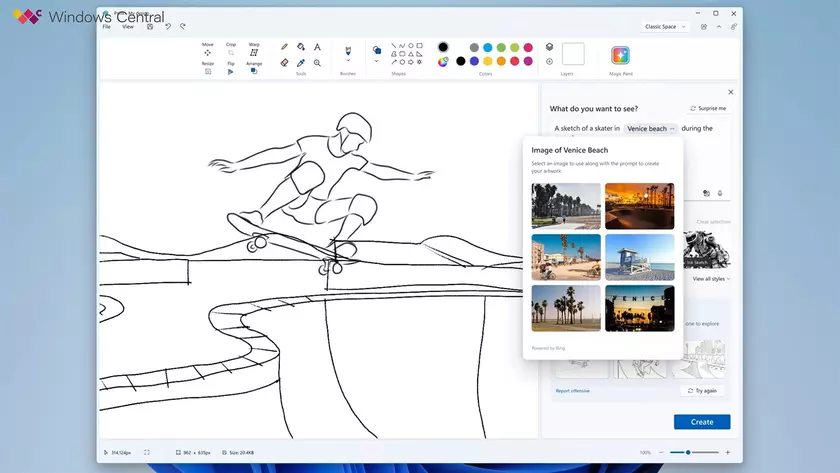 В Microsoft Paint для Windows 11 добавят алгоритмы искусственного интеллекта для работы с изображениями