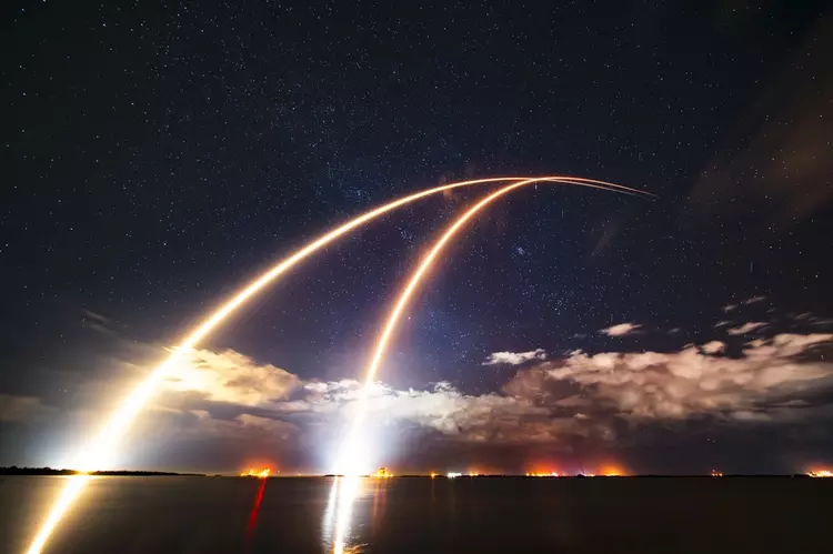 SpaceX carried out two Falcon 9 ...