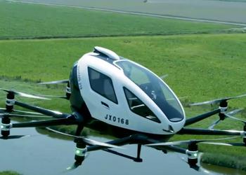Der chinesische Drohnenhersteller EHang beginnt mit ...