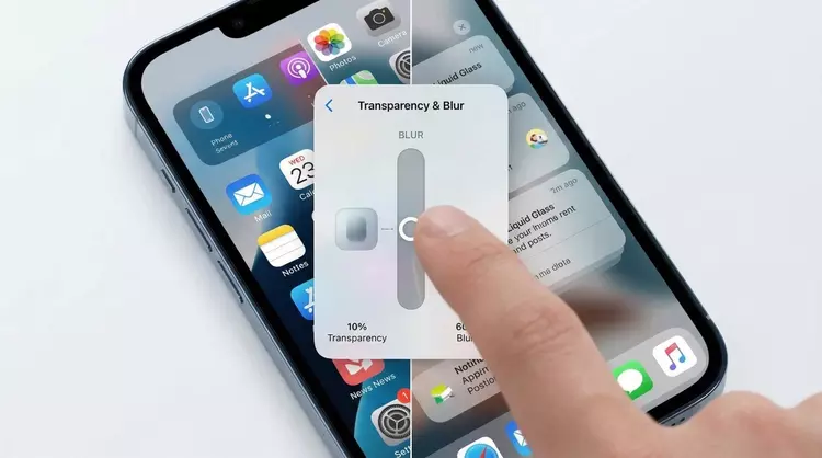 Эффект стекла на максимум: Apple наконец разрешит регулировать прозрачность в iOS 27