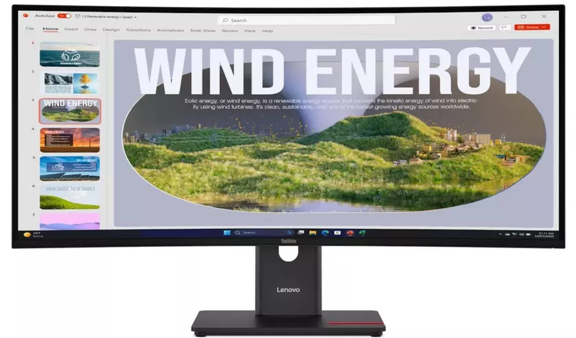 Explore the Future with Lenovo's ThinkVision T34WD-40: A Monitor for Every Geek's Dream!