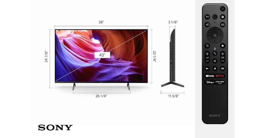 Sony Ultra HD TV X85K Series best tv for elderly