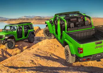 Jeep has brought back the vibrant 'Mojito Green' colour for the Wrangler and Gladiator