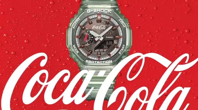 Casio G-Shock x Coca-Cola GA-2100CC-3A is ...