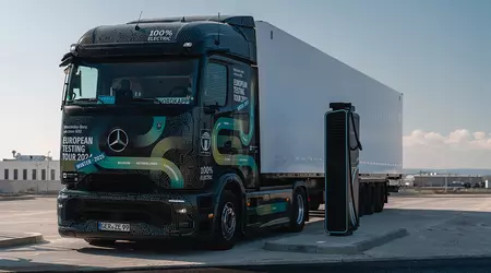 Електровантажівка Mercedes eActros 600 націлилася на рекорд Гіннесса