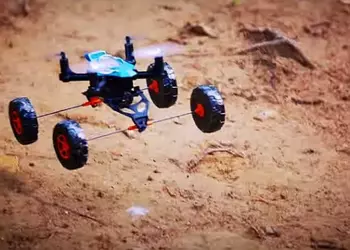 Радиоуправляемый квадрокоптер-амфибия за $100