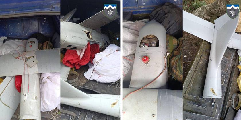 Воины ВСУ сбили российский разведывательный беспилотник с бутылкой вместо топливного бака