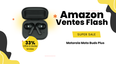 Motorola Moto Buds Plus avec Bose – Économisez 50€ aujourd'hui !