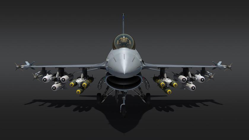 போர் தண்டர் விசிறி F-16A Fighting Falcon மற்றும் AIM-12 AMRAAM ஏவுகணைகள் பற்றிய ரகசியத் தகவல்களை வெளியிடுகிறது
