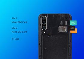 XGODY Note 7 Smartphone Dual Sim Celular 6.26'' Waterdrop Screen Android 9.0 2GB 16GB Quad Core 2800mAh Face ID 3G Mobile Phone