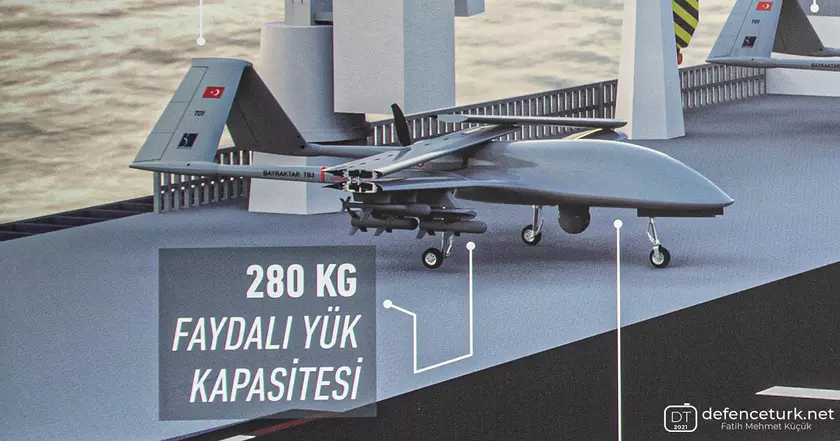 Bayraktar TB3 SIHA получил турбодизельные авиационные двигатели TEI PD170 мощностью до 164 кВт