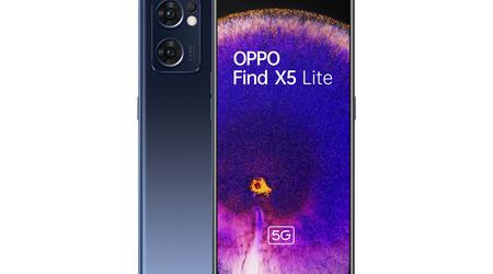 Copia OPPO Reno 7: insider svela i render di OPPO Find X5 Lite con schermo piatto, tripla fotocamera e dual color