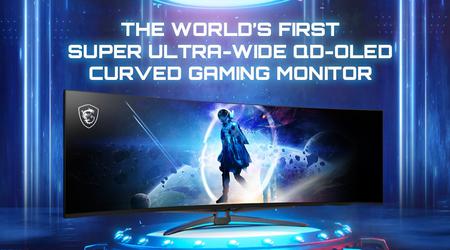 MSI announced the world's first "super-ultra-wide angle" QD-OLED 49" monitor with frame rate of 240 Hz