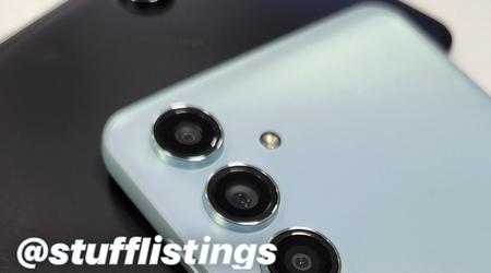 Samsung Galaxy M55 5G in two colours and with a triple camera has surfaced in a photo
